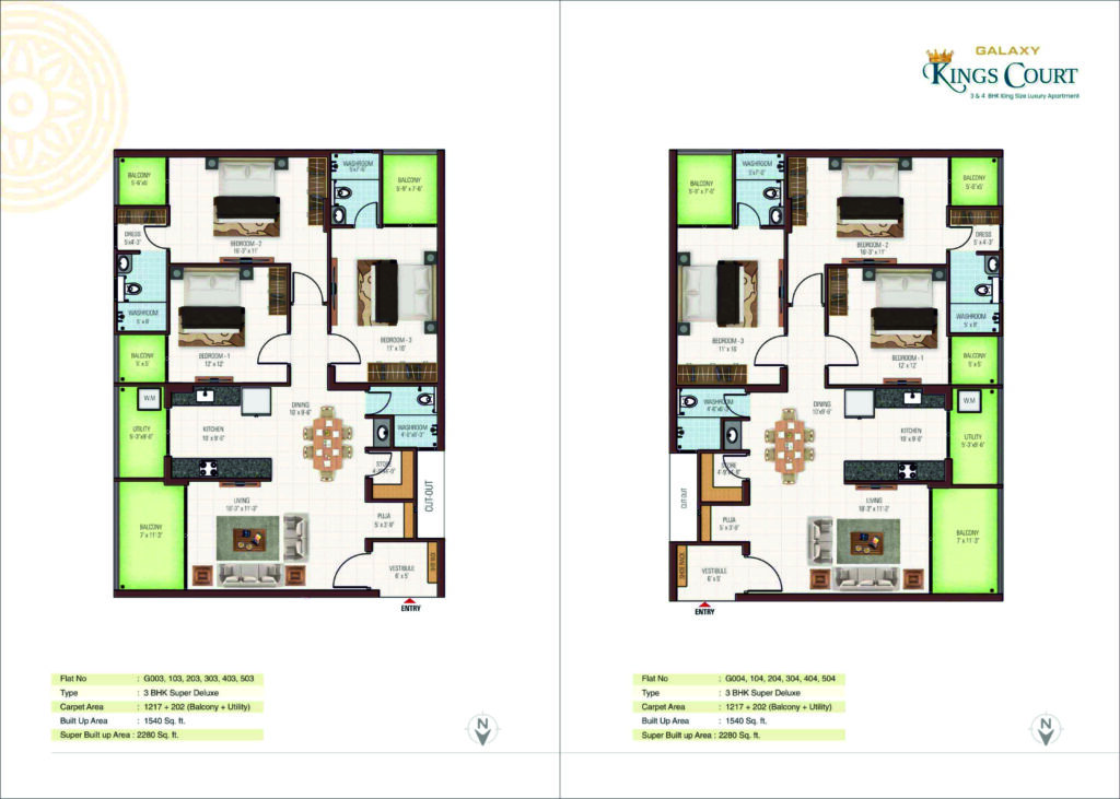 King's Court 3 & 4 BHK Apartment's in Udaipur