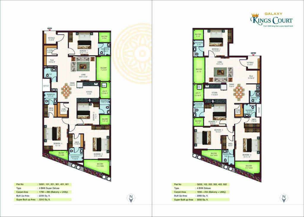 King's Court 3 & 4 BHK Apartment's in Udaipur